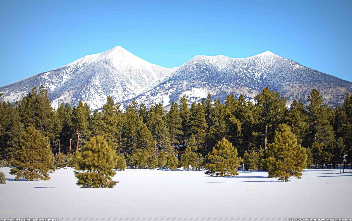 #One #Favorite #San #Highest #Peaks #Point #Francisco #Arizona [Earthporn] One of my favorite pictures of the San Francisco Peaks -- the highest point in Arizona [2697x1680] [OC] Pic. (Obraz z album My r/EARTHPORN favs))