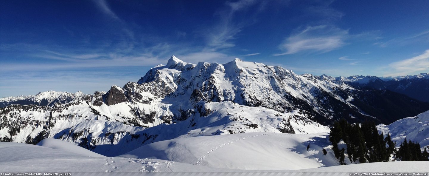 #Mount #Ann #Panorama [Earthporn] Panorama of Mt. Shuksan from Mount Ann, WA [4000x1617] Pic. (Image of album My r/EARTHPORN favs))