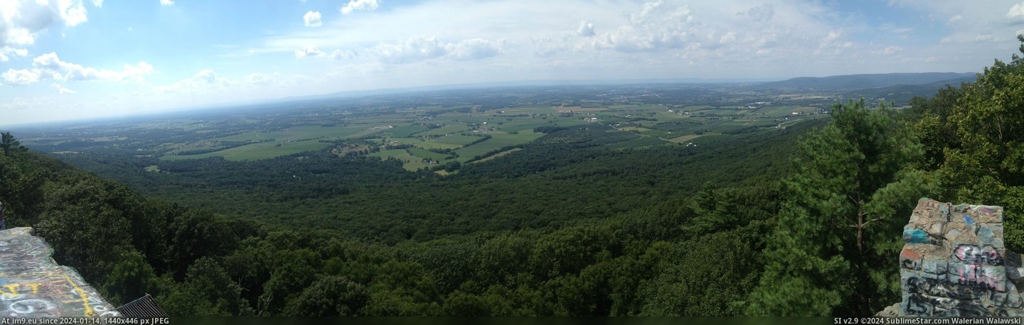 #High #Rock #Overlook #Highfield #Panoramic #Cascade [Earthporn] Panoramic view of the High Rock Overlook in Highfield-Cascade, MD [7488 x 2332] [OC] Pic. (Image of album My r/EARTHPORN favs))
