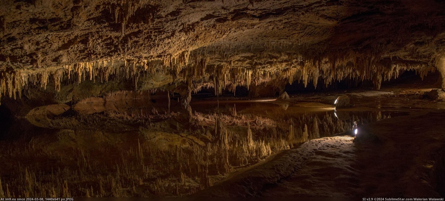 #Pool #Reflecting #Caverns #Virginia [Earthporn] Reflecting pool at Luray Caverns, Virginia  [5472x2454] Pic. (Obraz z album My r/EARTHPORN favs))