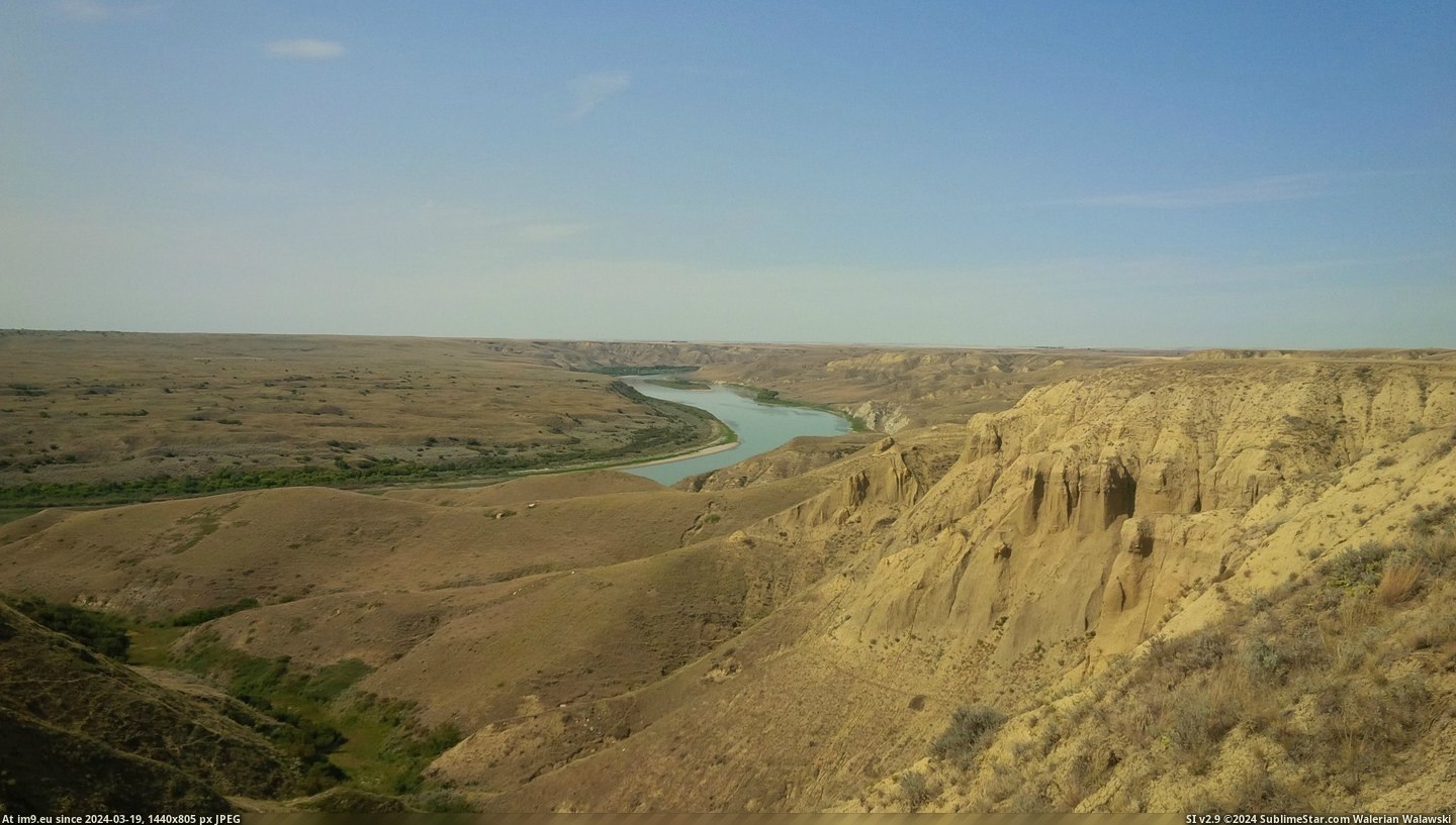 #River #South #Saskatchewan #Alberta #Loop [Earthporn] South Saskatchewan River Loop Alberta-Saskatchewan [3264 x 1836] Pic. (Изображение из альбом My r/EARTHPORN favs))
