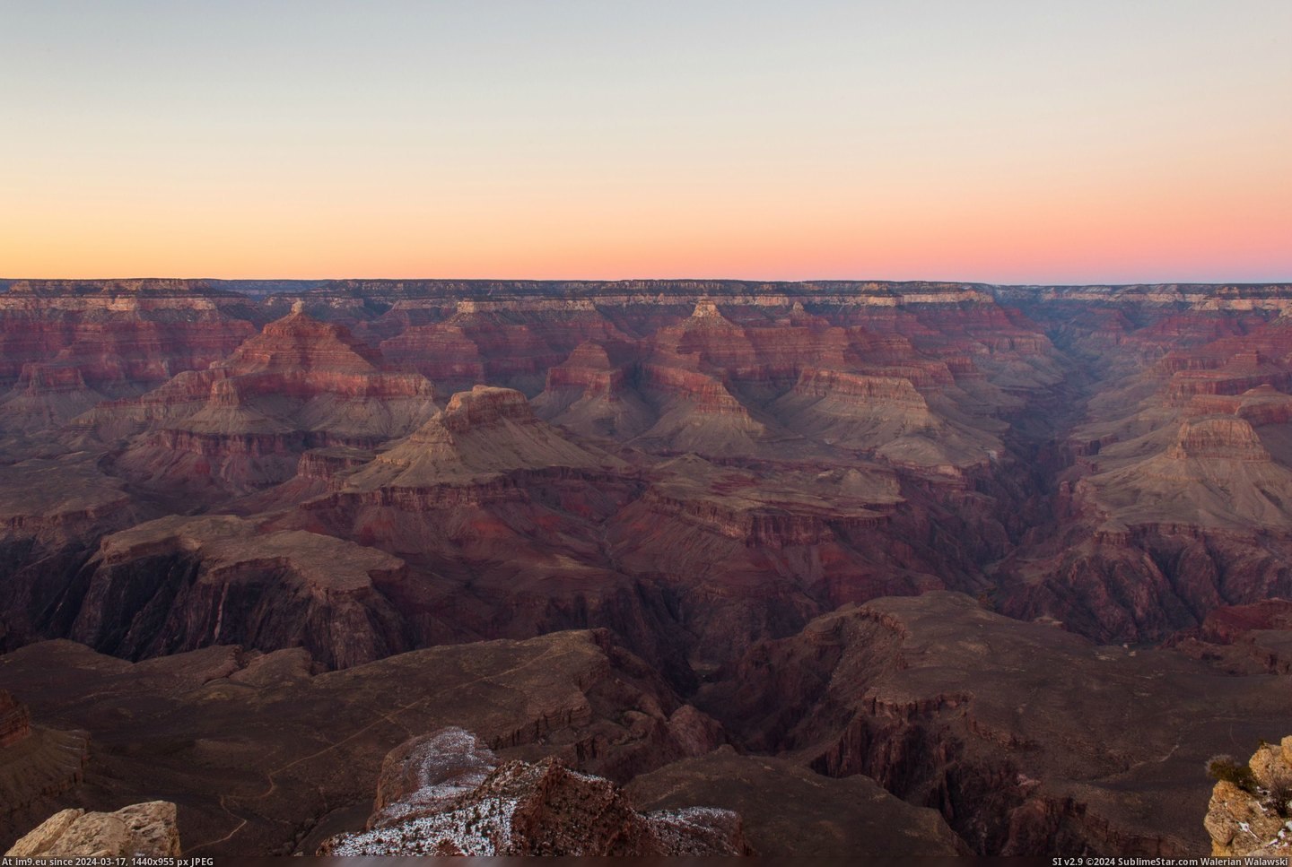 #Sunset #Grand #Canyon [Earthporn] Sunset at the Grand Canyon [OC][5383x3589] Pic. (Bild von album My r/EARTHPORN favs))