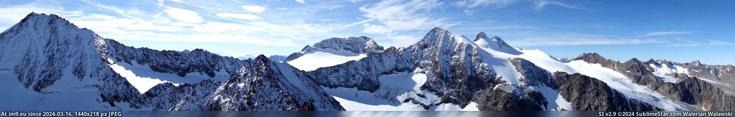 #Alps #Austria #Tyrolian #Aperer #Freiger [Earthporn] View from the Aperer Freiger in the Tyrolian Alps (Austria) [3686x570] [OC] Pic. (Bild von album My r/EARTHPORN favs))