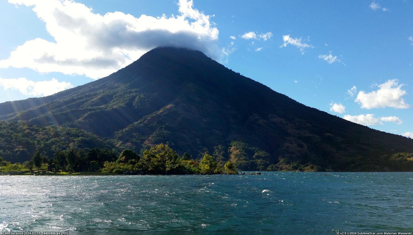 #San #Lago #Guatemala #5312x2988 #Pedro [Earthporn] Volcán San Pedro, Lago de Atitlán, Guatemala [5312x2988] Pic. (Image of album My r/EARTHPORN favs))