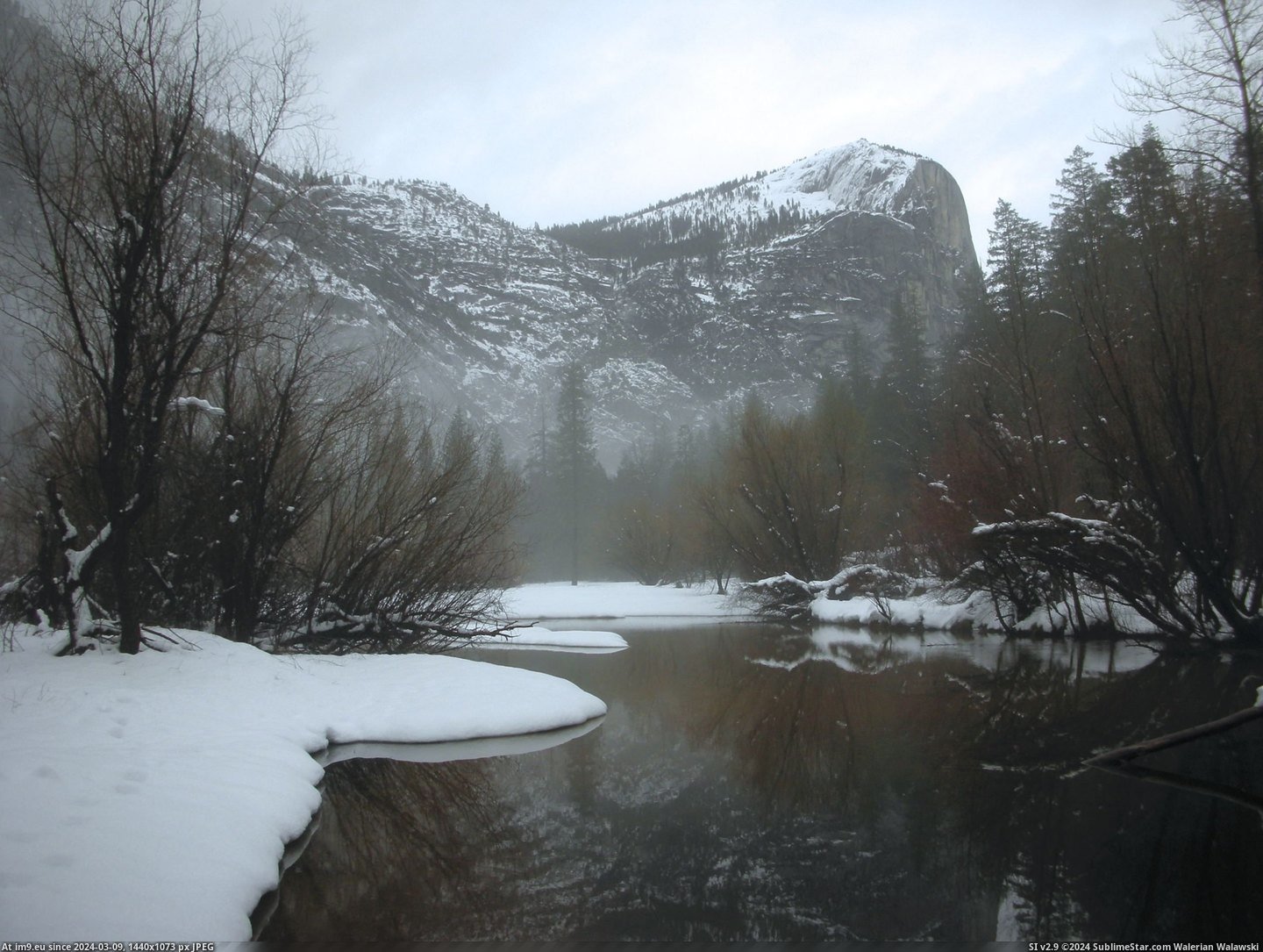 #Snow  #Yosemite [Earthporn] Yosemite in snow. January, 2008 [2816 × 2112] Pic. (Изображение из альбом My r/EARTHPORN favs))