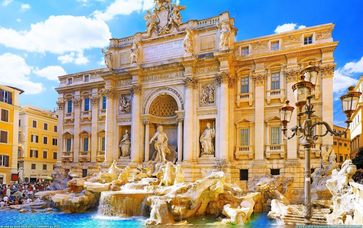 #Wallpaper #Wide #Fontana #Trevi #Italy #Rome Fontana Di Trevi Rome Italy Wide HD Wallpaper Pic. (Изображение из альбом Unique HD Wallpapers))