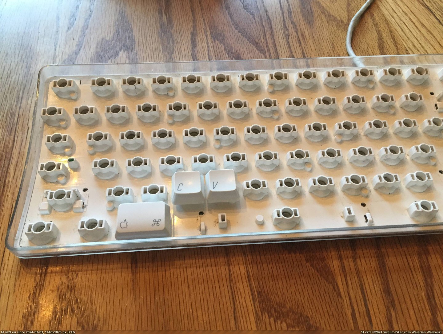 #Funny #Keyboard #Office [Funny] A keyboard from the BuzzFeed office. Pic. (Image of album My r/FUNNY favs))