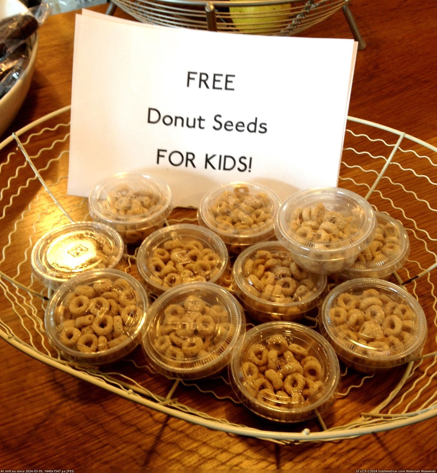 #Funny #Seeds #Donut #Free [Funny] Free Donut Seeds Pic. (Obraz z album My r/FUNNY favs))
