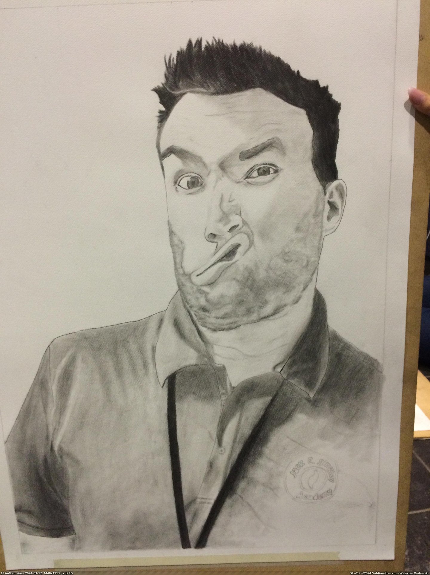 #Funny #One #Art #Drew #Ended #Buying #Teacher #Kids #Project [Funny] I'm a teacher. one of my kids drew me for an art project. Ended up buying it. Pic. (Obraz z album My r/FUNNY favs))