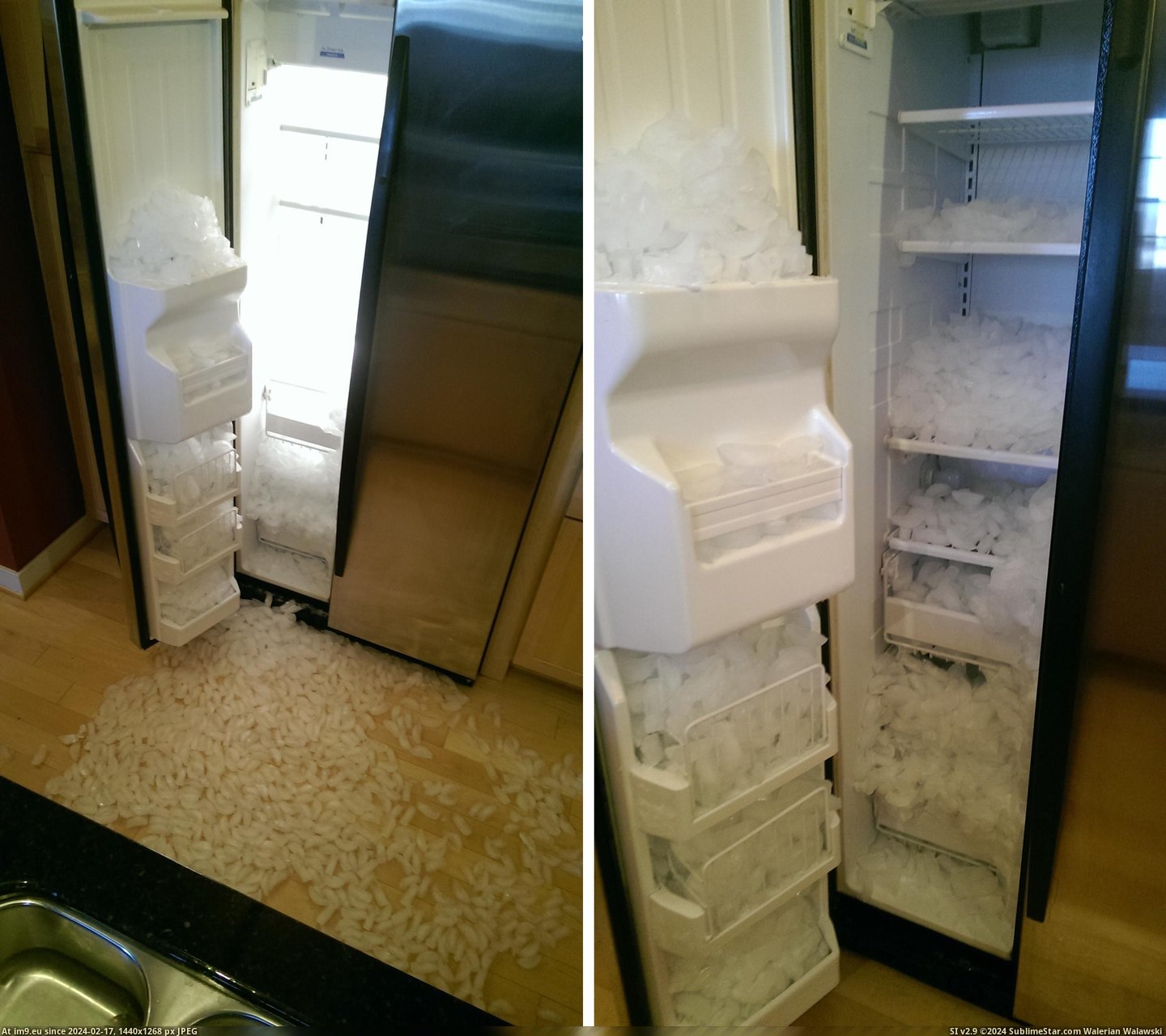 #Funny #Ice #Goin #Works #Maker [Funny] My ice maker works. So I got that goin for me which is ice Pic. (Bild von album My r/FUNNY favs))