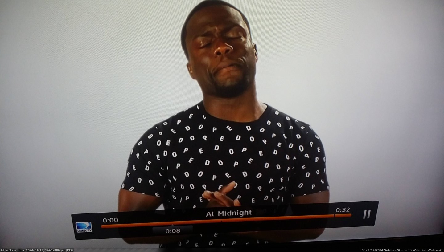 #Funny #Wife #Wearing #Kevin #Written #Pedo #Shirt #Asked #Hart [Funny] My wife asked me why Kevin Hart is wearing a shirt that has pedo written all over it. Pic. (Image of album My r/FUNNY favs))
