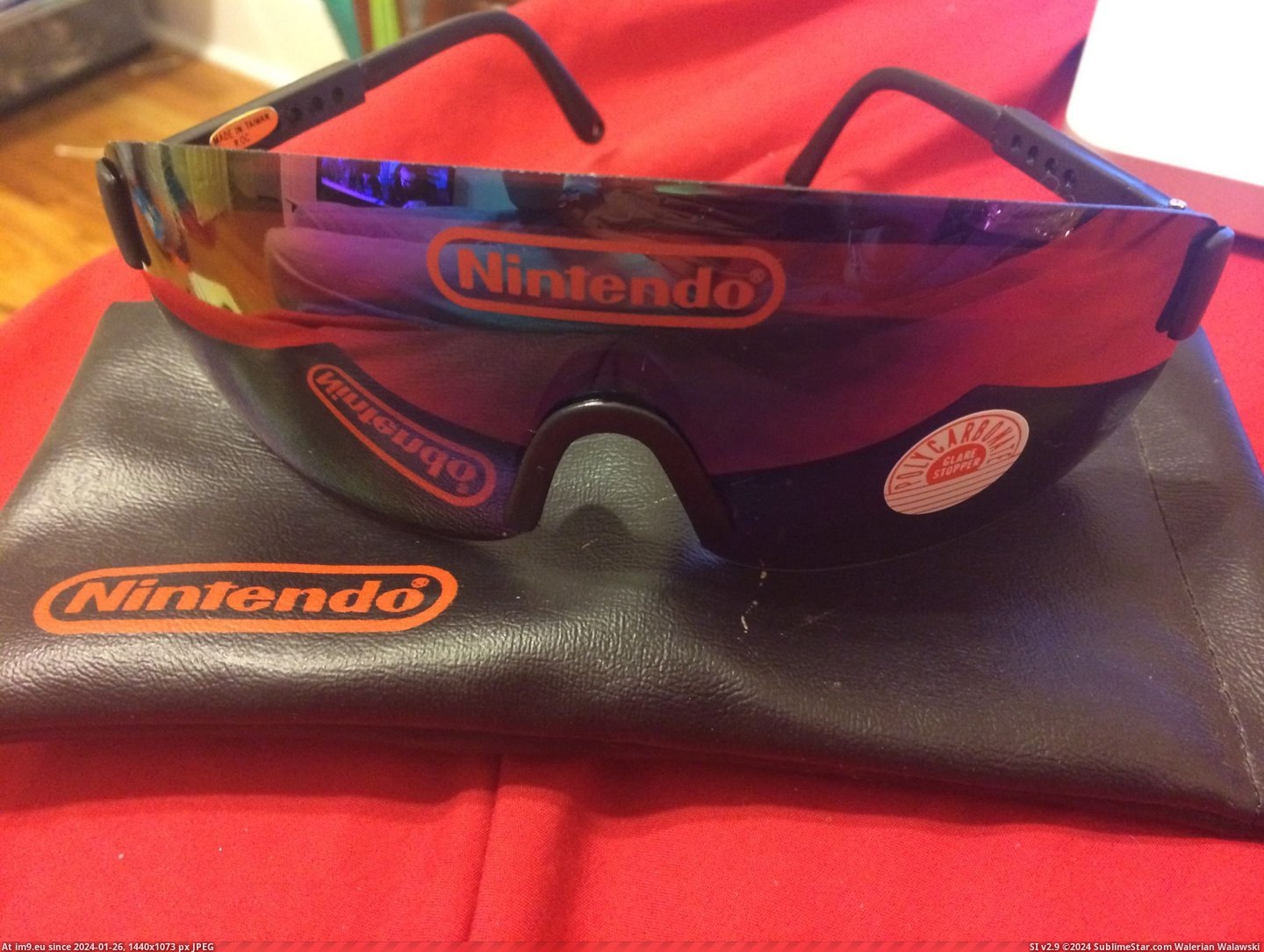 #Gaming #Storage #Unit #Sunglasses #Grandfather #Nintendo [Gaming] Anyone know anything about these Nintendo sunglasses? My Grandfather found them in his storage unit today. Pic. (Изображение из альбом My r/GAMING favs))