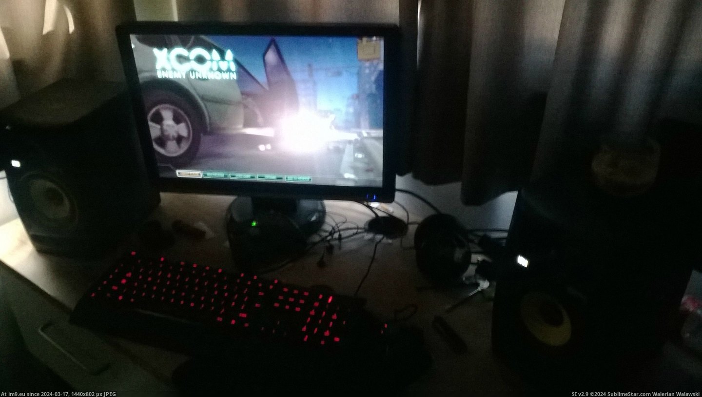 #Gaming #Present #Humbly #Battle #Station [Gaming] I humbly present my first battle station. 3 Pic. (Image of album My r/GAMING favs))