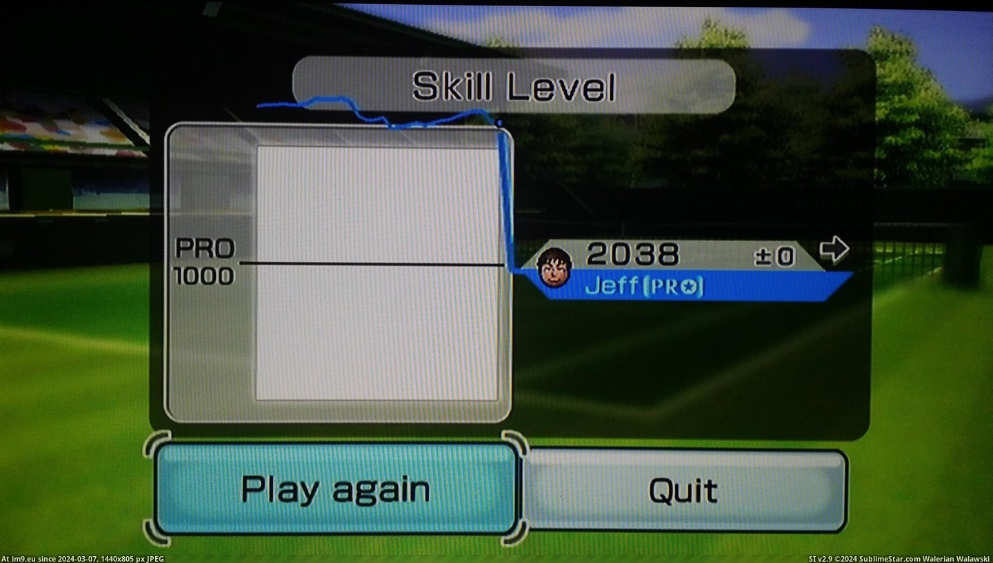 #Gaming #Good #Tennis #Wii #Friend #Apparently [Gaming] My friend is apparently really good at Wii Tennis... Pic. (Image of album My r/GAMING favs))
