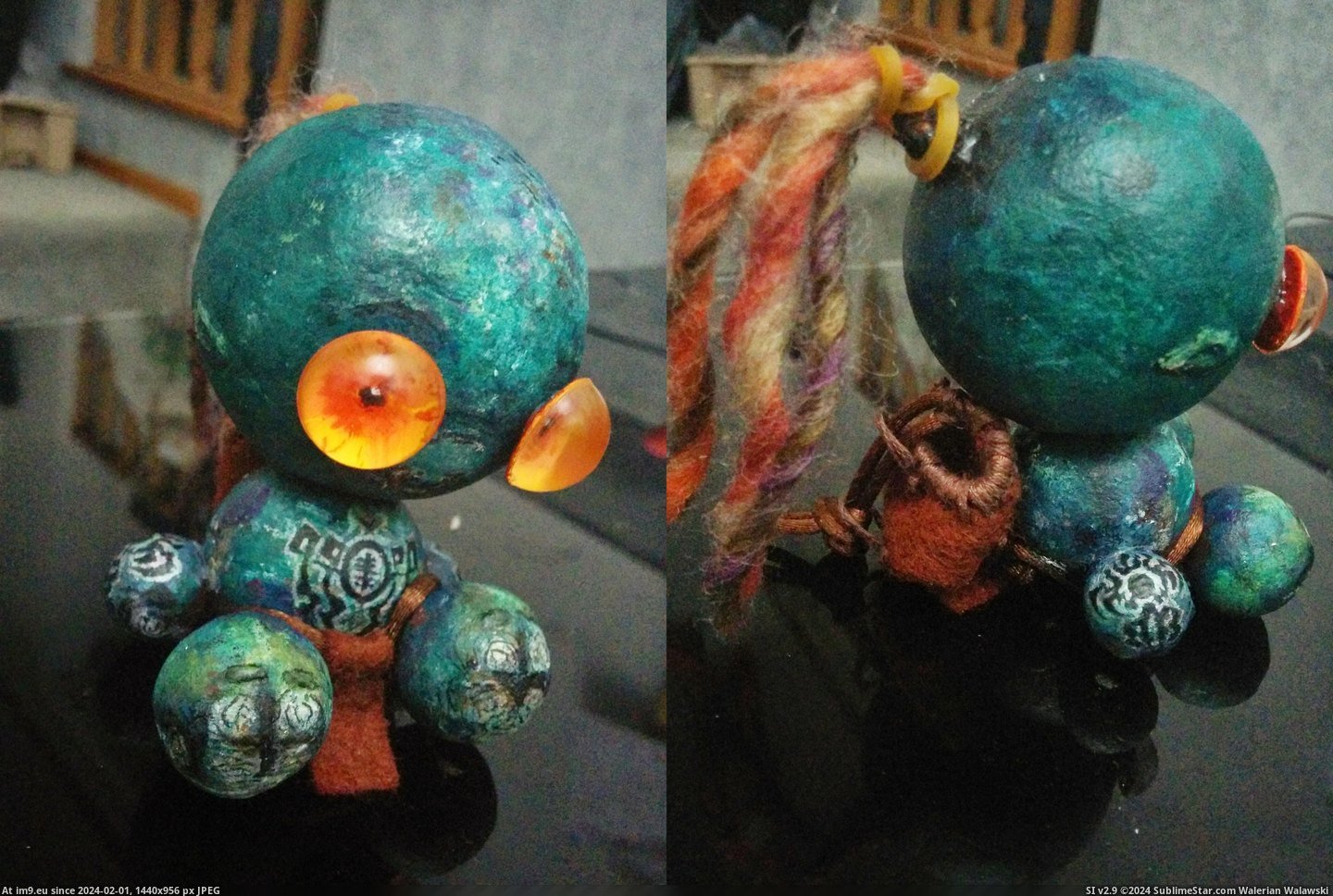 #Gaming #Girlfriend #Oddworld #Loves #Abe [Gaming] My girlfriend loves Oddworld, so she made a little Abe Pic. (Image of album My r/GAMING favs))