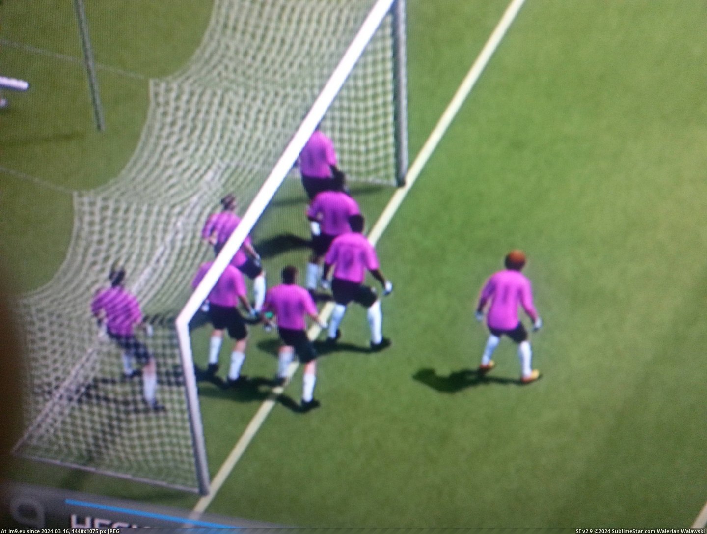 #Gaming #Game #Glitched #Goalie #Suddenly #Player [Gaming] The game suddenly glitched and every player became a goalie. Pic. (Image of album My r/GAMING favs))