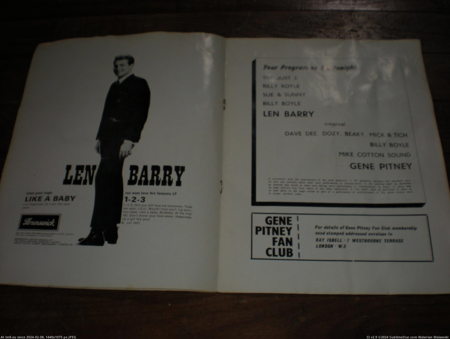 #Gene #Pitney #Prog Gene Pitney prog 4 Pic. (Obraz z album new 1))