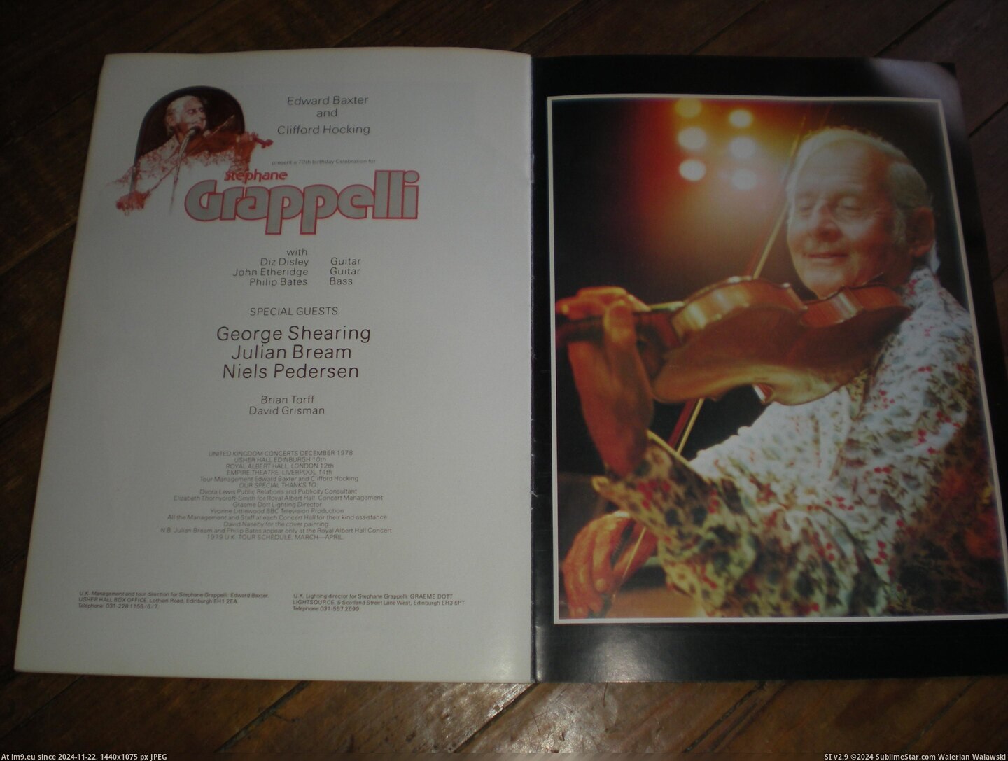  #Grappelli  Grappelli 3 Pic. (Image de album new 1))