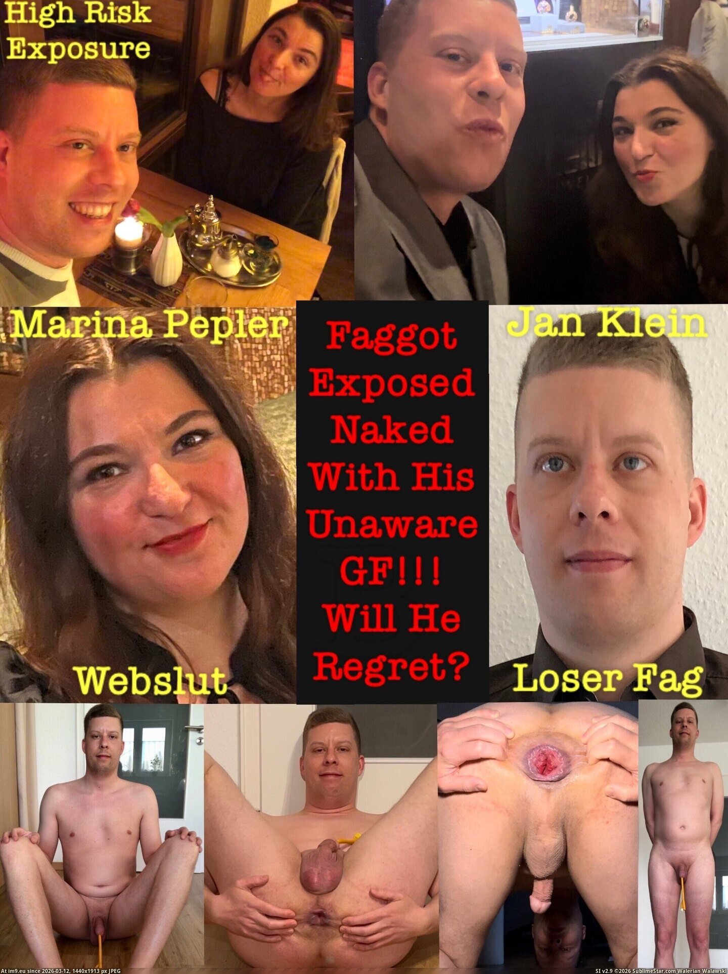 in Jan Klein From Freiburg, Germany Exposed Naked Like A Sissy Porn Webslut For Humiliation IMG_8374 Pic. (Obraz z album Jan Klein From Freiburg, Germany Exposed Naked Like A Sissy Porn Webslut For Humiliation))