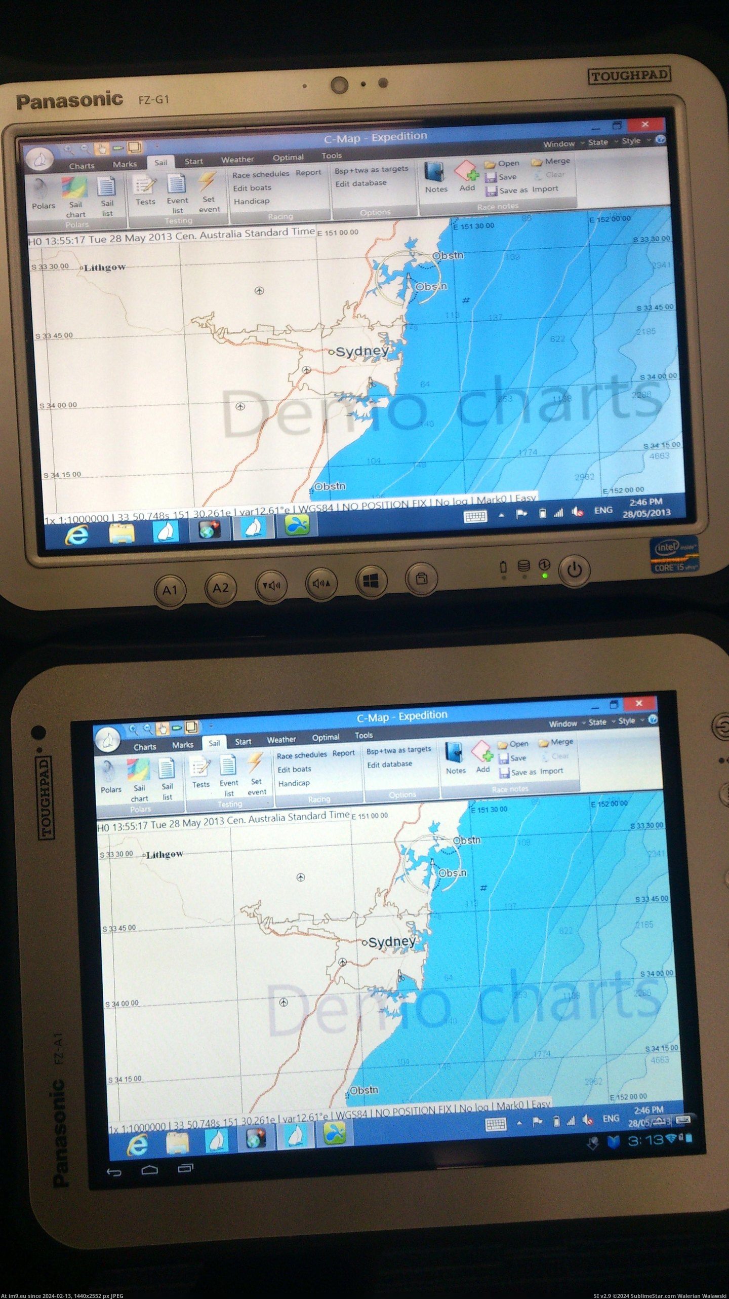 #Compared #Indoors #Chart Indoors G1 A1 compared with Chart Pic. (Bild von album Ocean View))
