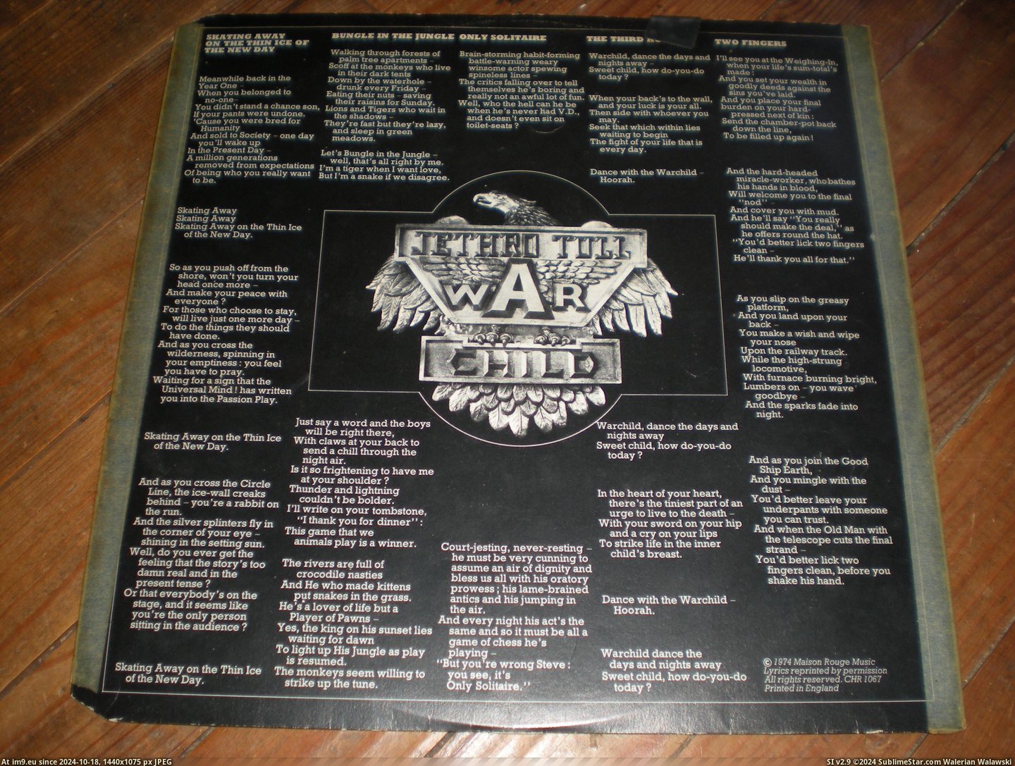 #War  #Jethro Jethro War 8 Pic. (Imagen de album new 1))