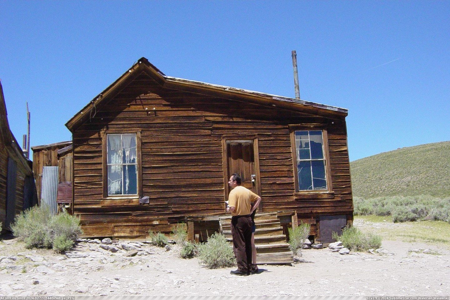 Lester E. Bell House In Bodie, California (in Bodie - a ghost town in Eastern California)