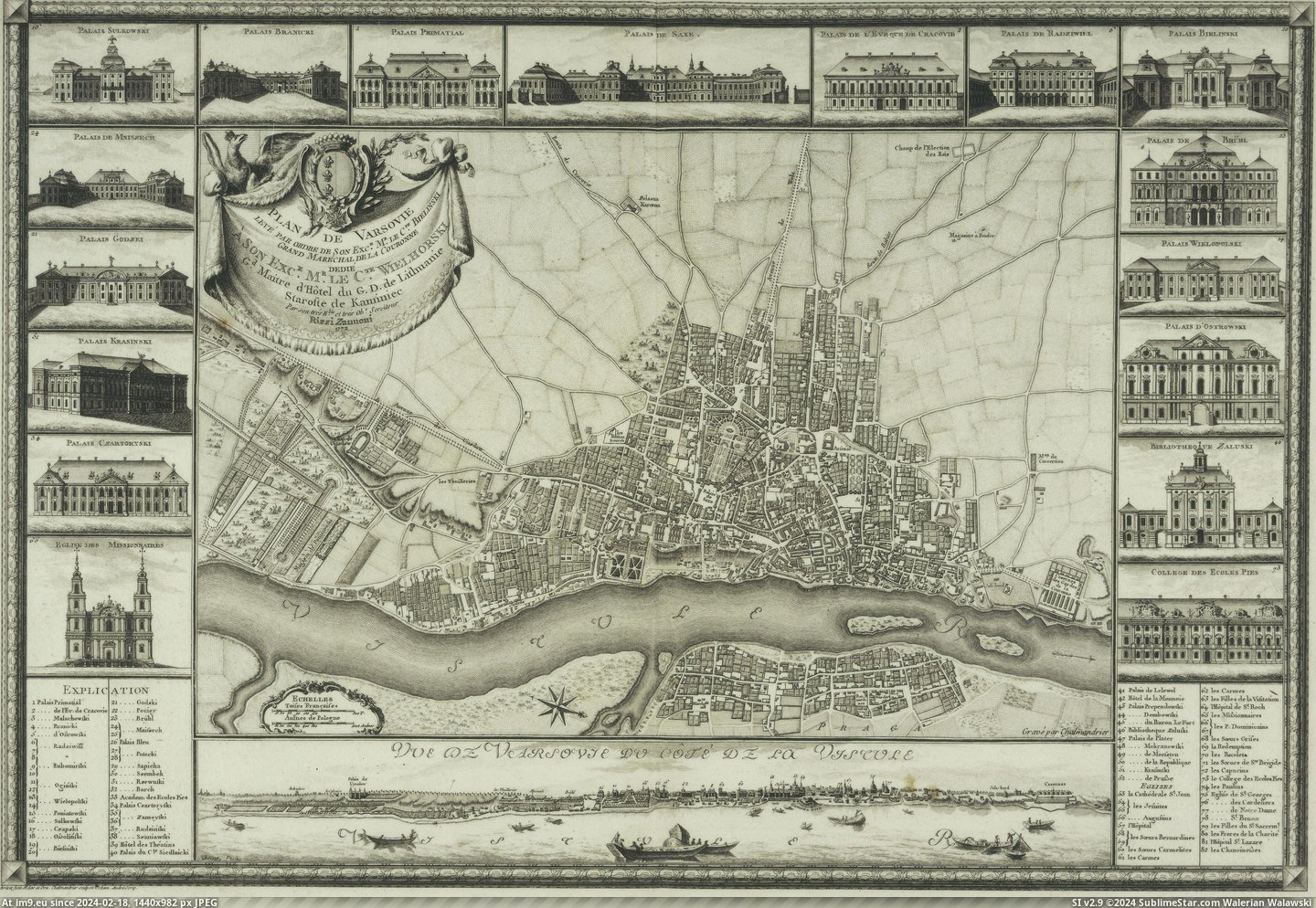 #Plan #Rizzi #Zannoni #Warsaw [Mapporn] 1772 plan of Warsaw by Rizzi-Zannoni [4200x2877] Pic. (Image of album My r/MAPS favs))