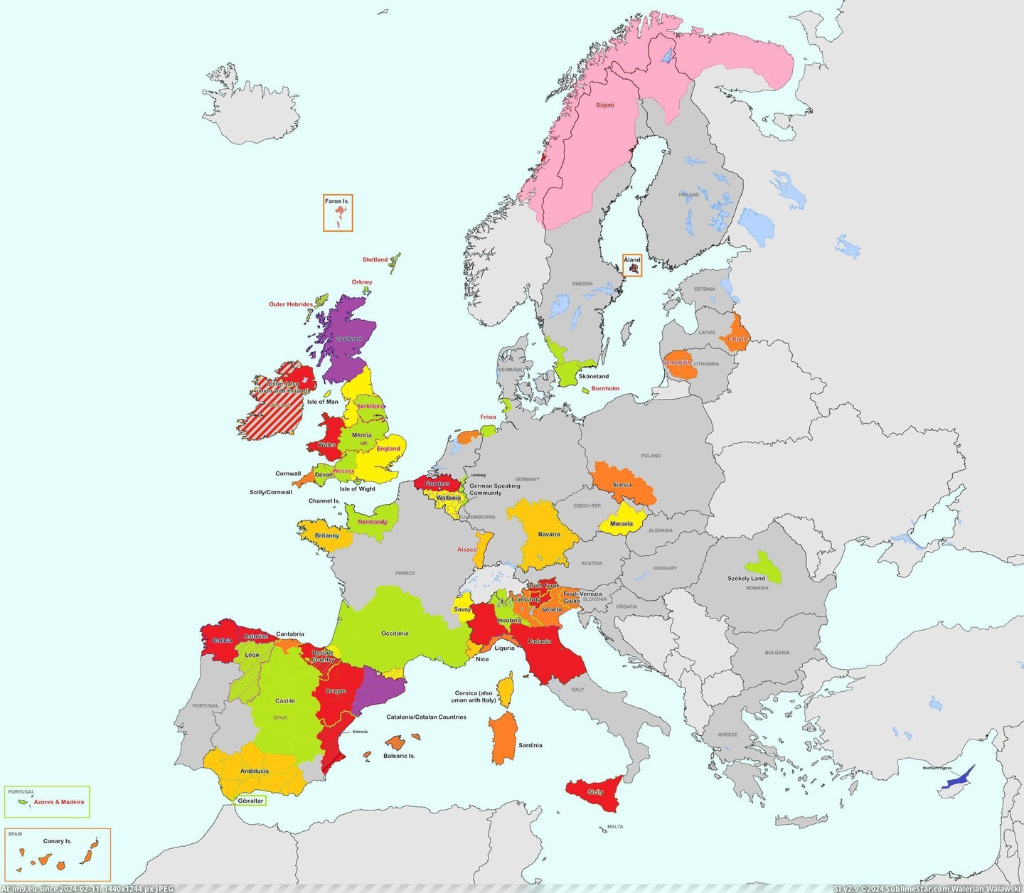 #Wanted #Activity #Movements #Separatist #Details #Feedback [Mapporn] Activity of separatist movements in the EU [3636x3152] (details in the comments - feedback wanted) Pic. (Image of album My r/MAPS favs))