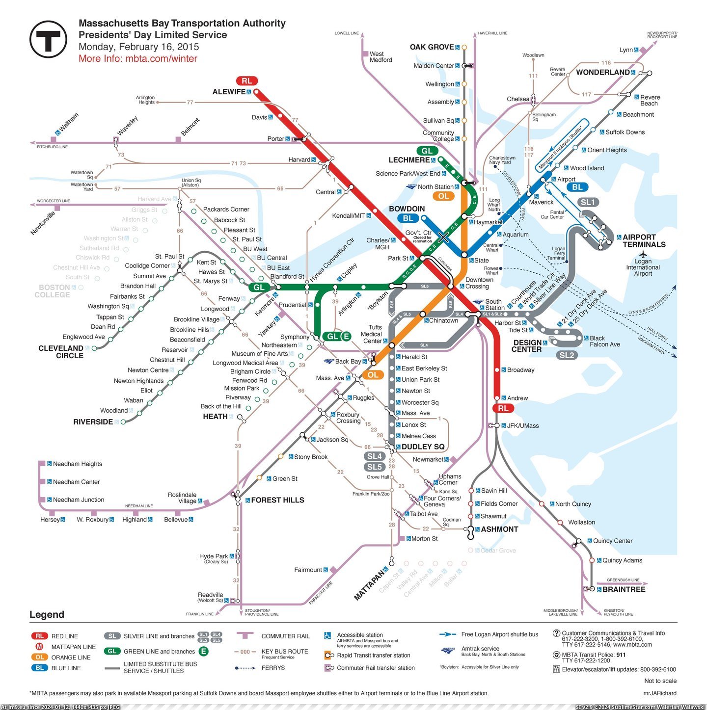 #Update #Map #Showing #Boston #Transit #Snow #Service #Current [Mapporn] Boston's MBTA transit map: update showing current service after nearly 2.4 meters of snow in 22 days [3456x3456] Pic. (Image of album My r/MAPS favs))