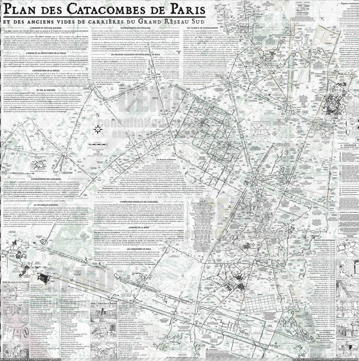 #Paris  #Catacombs [Mapporn] Catacombs of Paris [5888x5888] Pic. (Bild von album My r/MAPS favs))