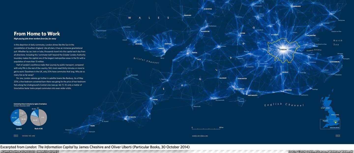 #Daily #England #Commutes #Southern #Wales [Mapporn] Daily commutes in Southern England and Wales [ 3000 × 1282 ] Pic. (Image of album My r/MAPS favs))