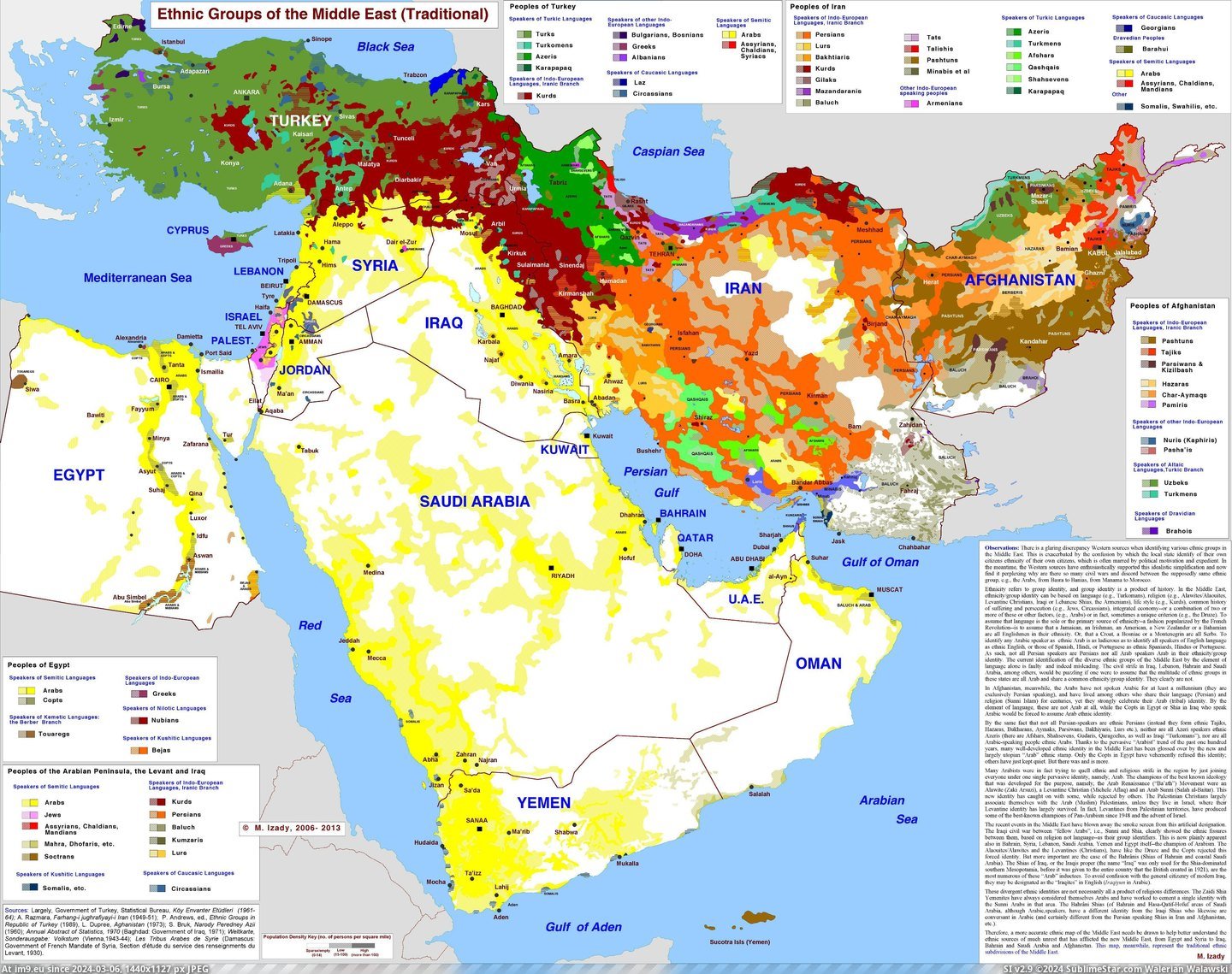 #East #Groups #Ethnic [Mapporn] Ethnic Groups of the Middle East [7288x5726] Pic. (Изображение из альбом My r/MAPS favs))