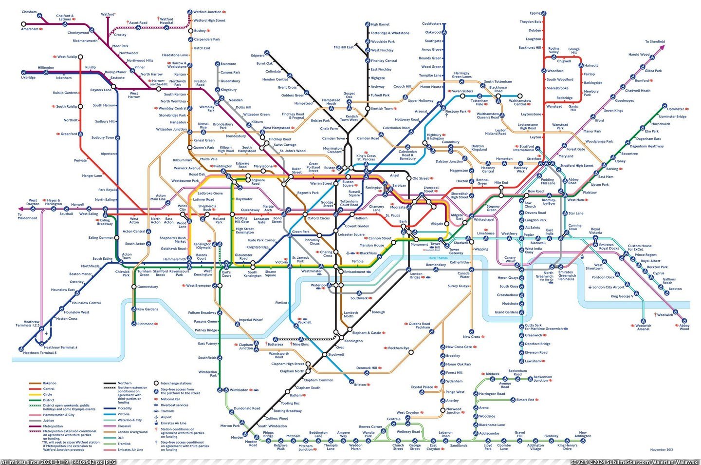 #Map #Underground #2500x1648 #London [Mapporn] London Underground Map, 2020. [2500x1648] Pic. (Bild von album My r/MAPS favs))
