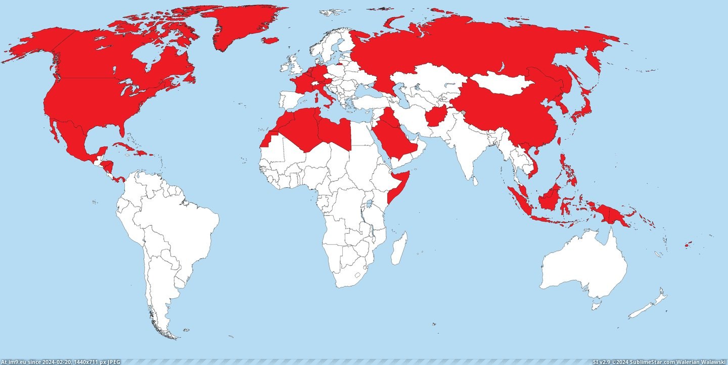 #Map #States #Countries #Special #Operations #Airstrikes #Excludes #United #Occupied #Forces #Fought [Mapporn] Map of countries the United States have fought in or occupied. Excludes airstrikes and special forces operations. [450 Pic. (Image of album My r/MAPS favs))