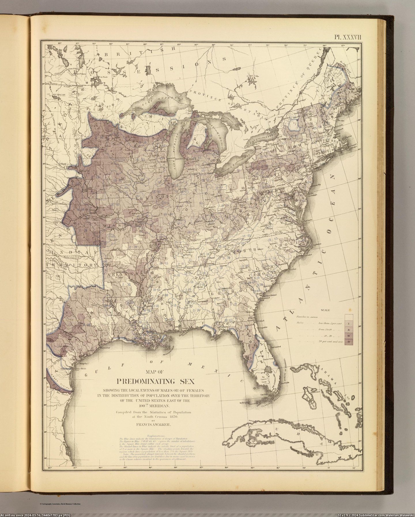 #Sex #Predominating #Usa [Mapporn] Predominating Sex, 1870, USA [2860x3650] Pic. (Изображение из альбом My r/MAPS favs))