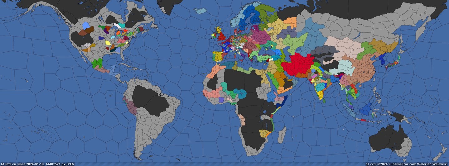#Map #Starting #Universalis #Political #Europa [Mapporn] Starting political map of Europa Universalis IV [5632x2048] Pic. (Image of album My r/MAPS favs))