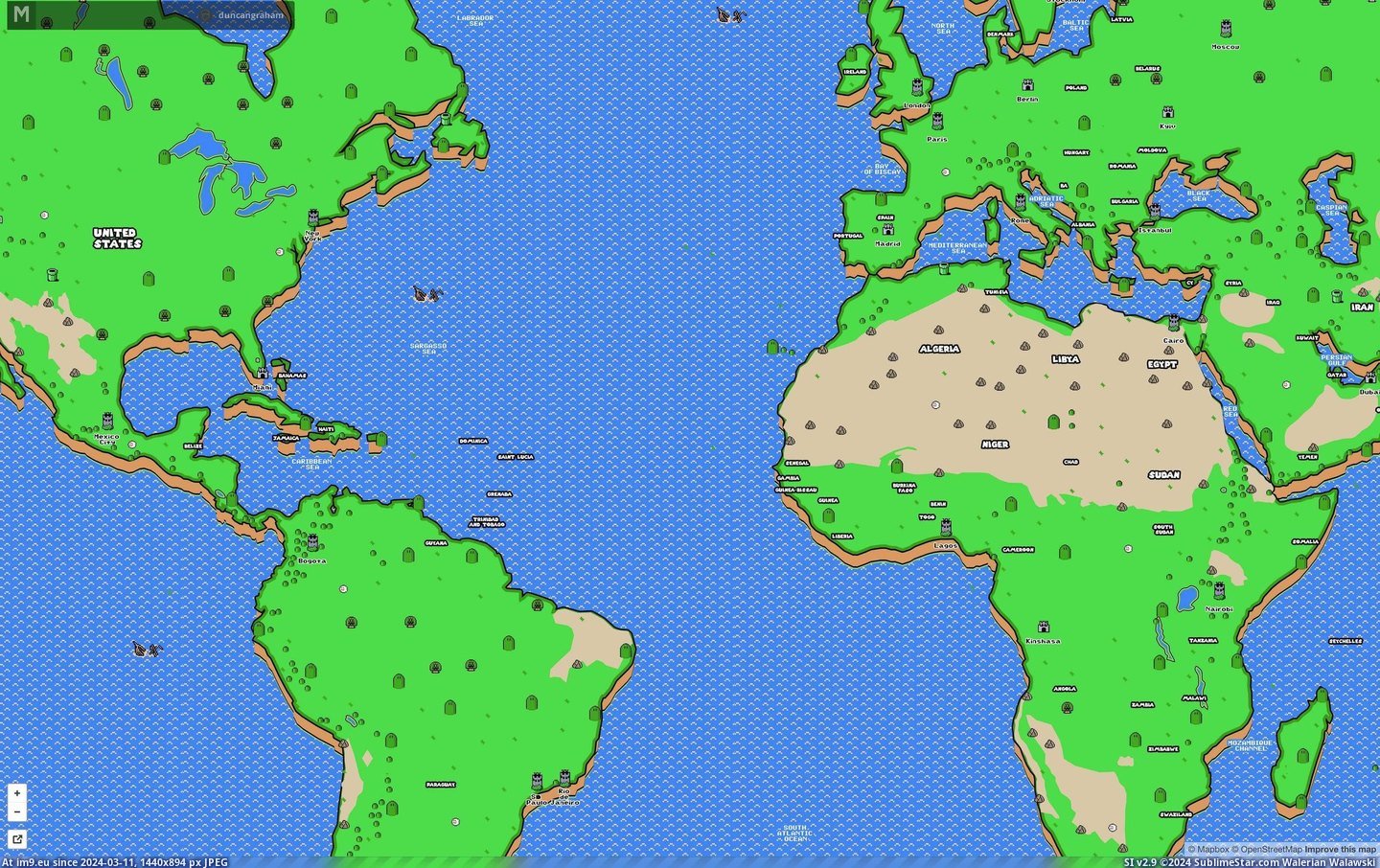 #World #Super #Basemap #Mapbox #Via #Mario [Mapporn] Super Mario world basemap (via Mapbox) [3840×2400] Pic. (Image of album My r/MAPS favs))