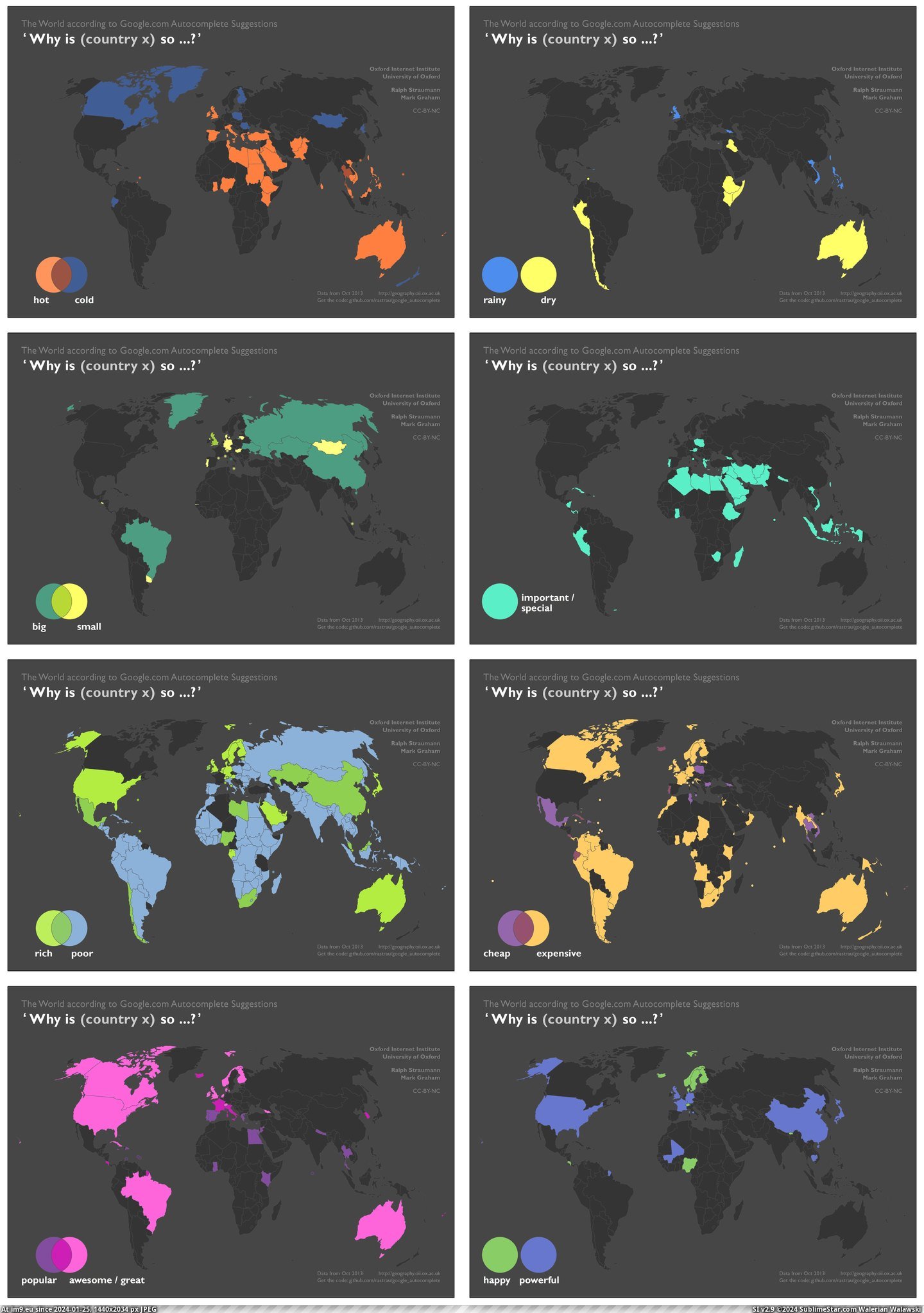 #World  #Eyes [Mapporn] The world through the eyes of a search algorithm [7018x9924] Pic. (Obraz z album My r/MAPS favs))