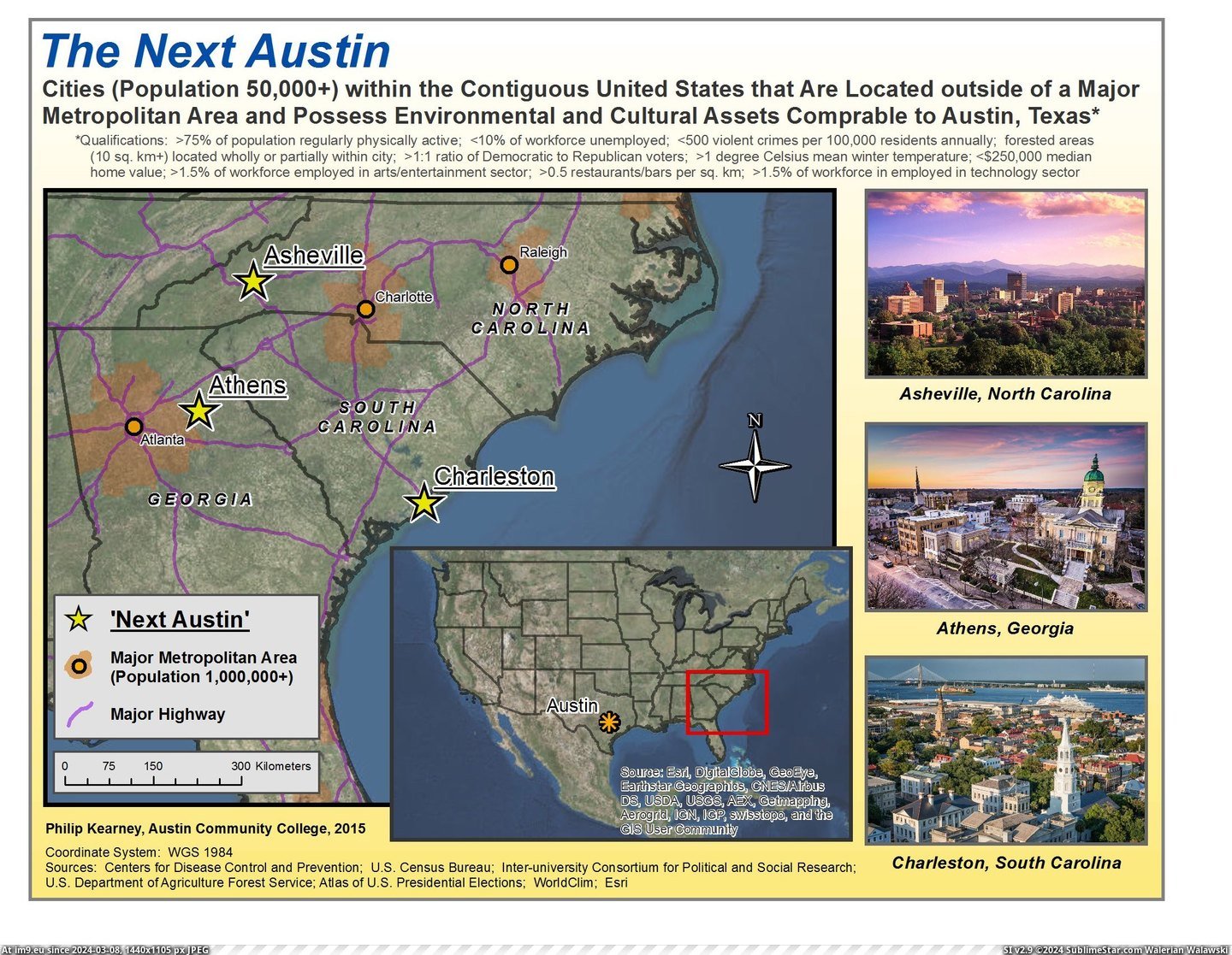 #Share #Thought #Project #Austin #Geography #Class #Final [Mapporn] Thought I'd share my final project for my geography (GIS) class with y'all: 'The Next Austin'  [2200x1700] Pic. (Bild von album My r/MAPS favs))