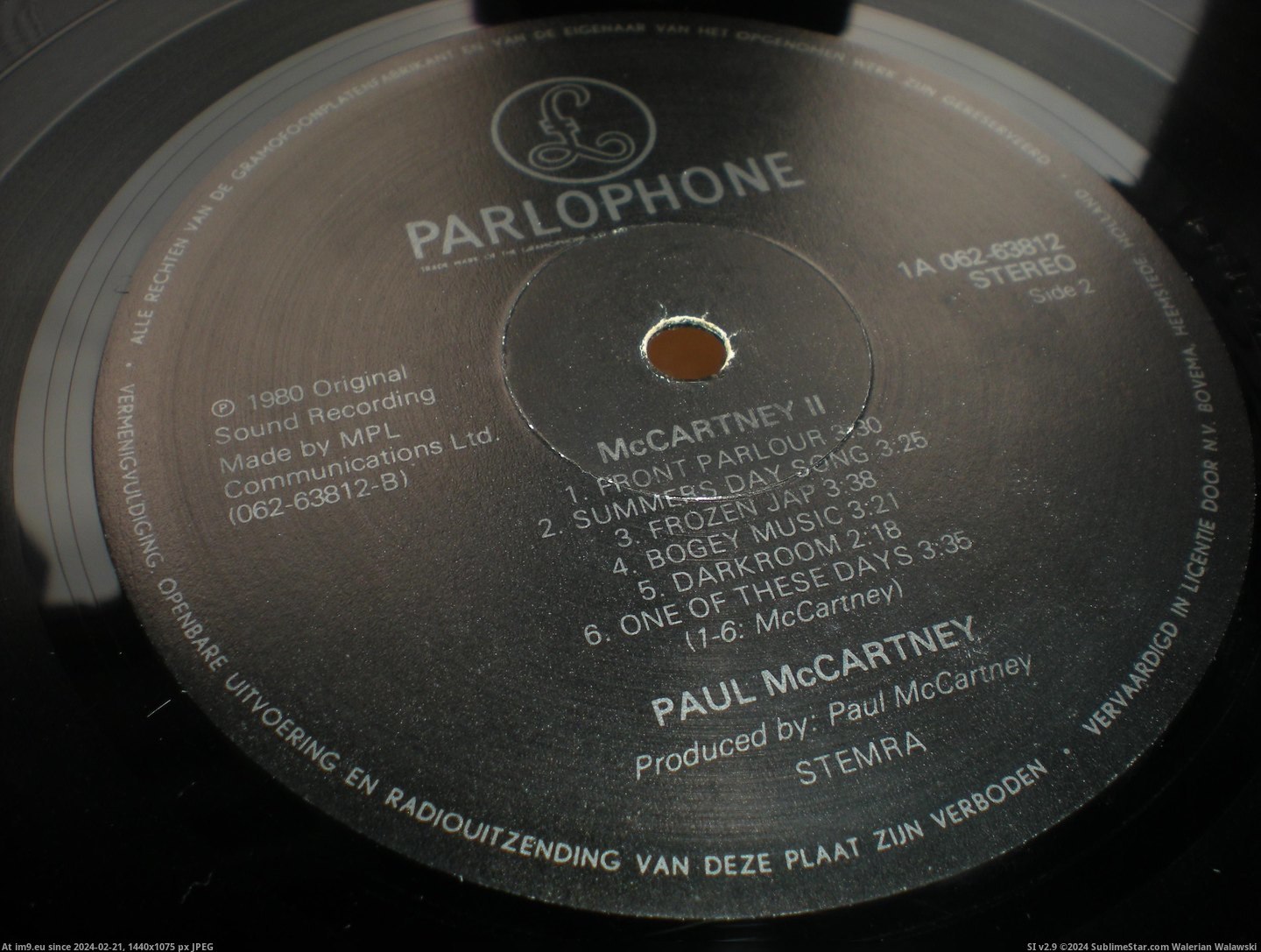 #Dutch  #Mccartney McCartney II Dutch 5 Pic. (Image of album new 1))