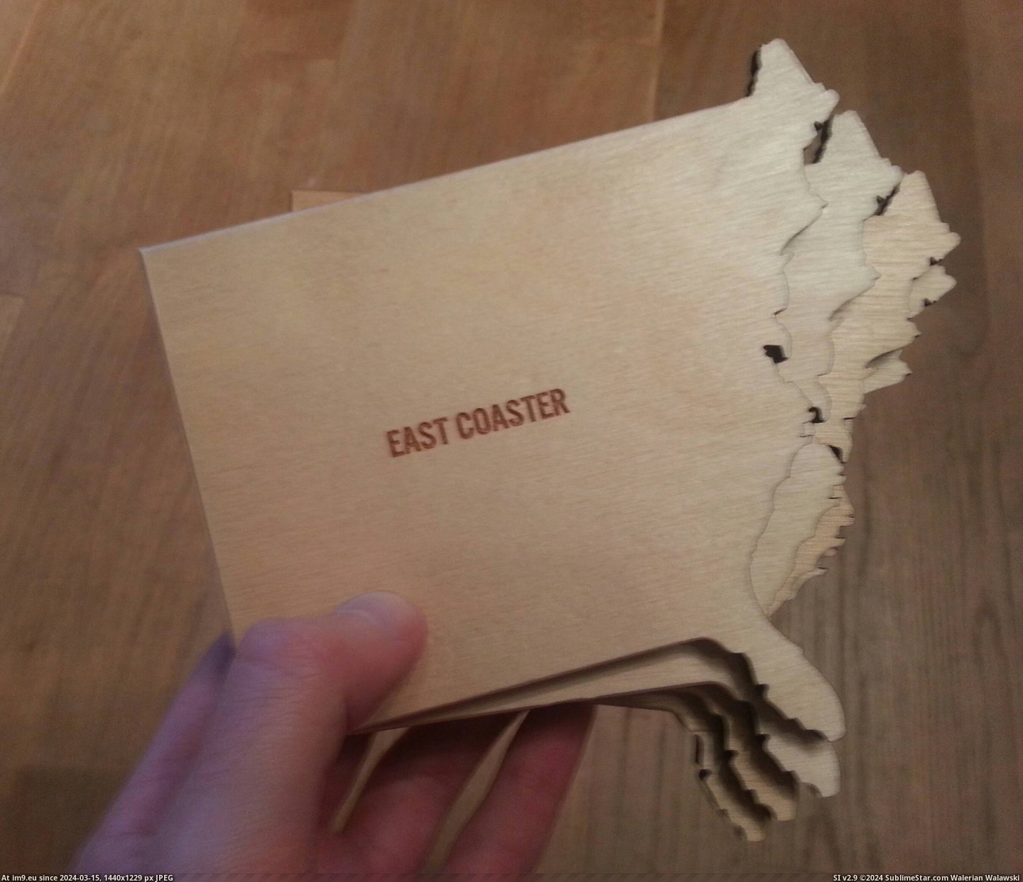 #Coast #Shape #Coasters #East [Mildlyinteresting] Coasters the shape of U.S. east coast Pic. (Image of album My r/MILDLYINTERESTING favs))