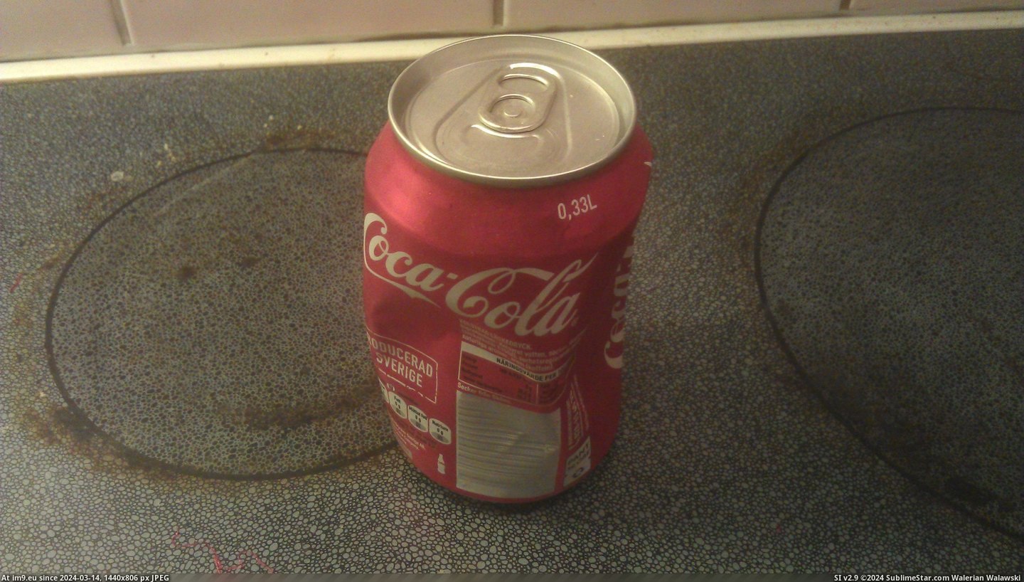 #All #Got #Can #Crumbled #Fizz #Opened #Pack #Coke [Mildlyinteresting] Coke can with no fizz inside all crumbled up (un opened). Got 3 of these in the same pack :( Pic. (Image of album My r/MILDLYINTERESTING favs))