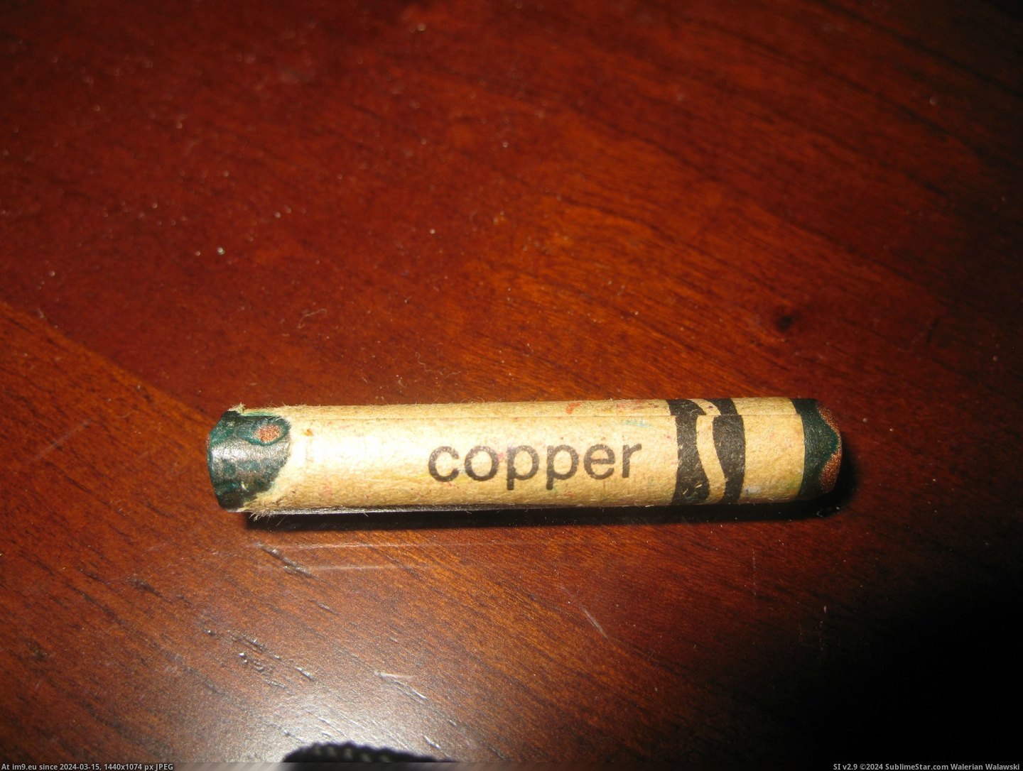 #Old #Can #Green #Copper #Tarnish #Turn #Colored #Crayons [Mildlyinteresting] Copper-colored crayons can actually tarnish and turn green if they're old enough 1 Pic. (Изображение из альбом My r/MILDLYINTERESTING favs))