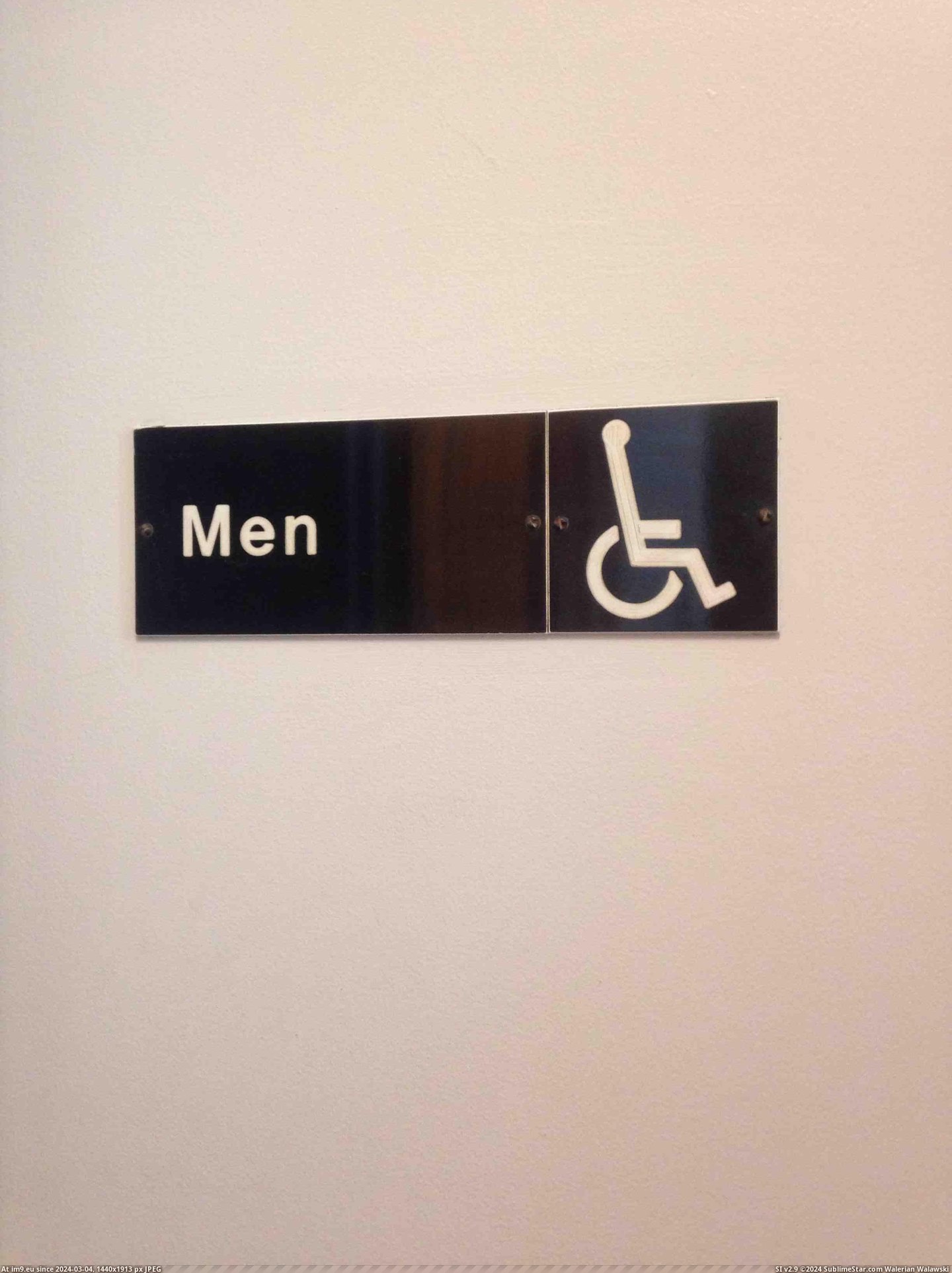 #Long #Person #Disabled #Restroom #Abnormally #Neck #Symbol [Mildlyinteresting] The disabled person on this restroom symbol has an abnormally long neck Pic. (Image of album My r/MILDLYINTERESTING favs))