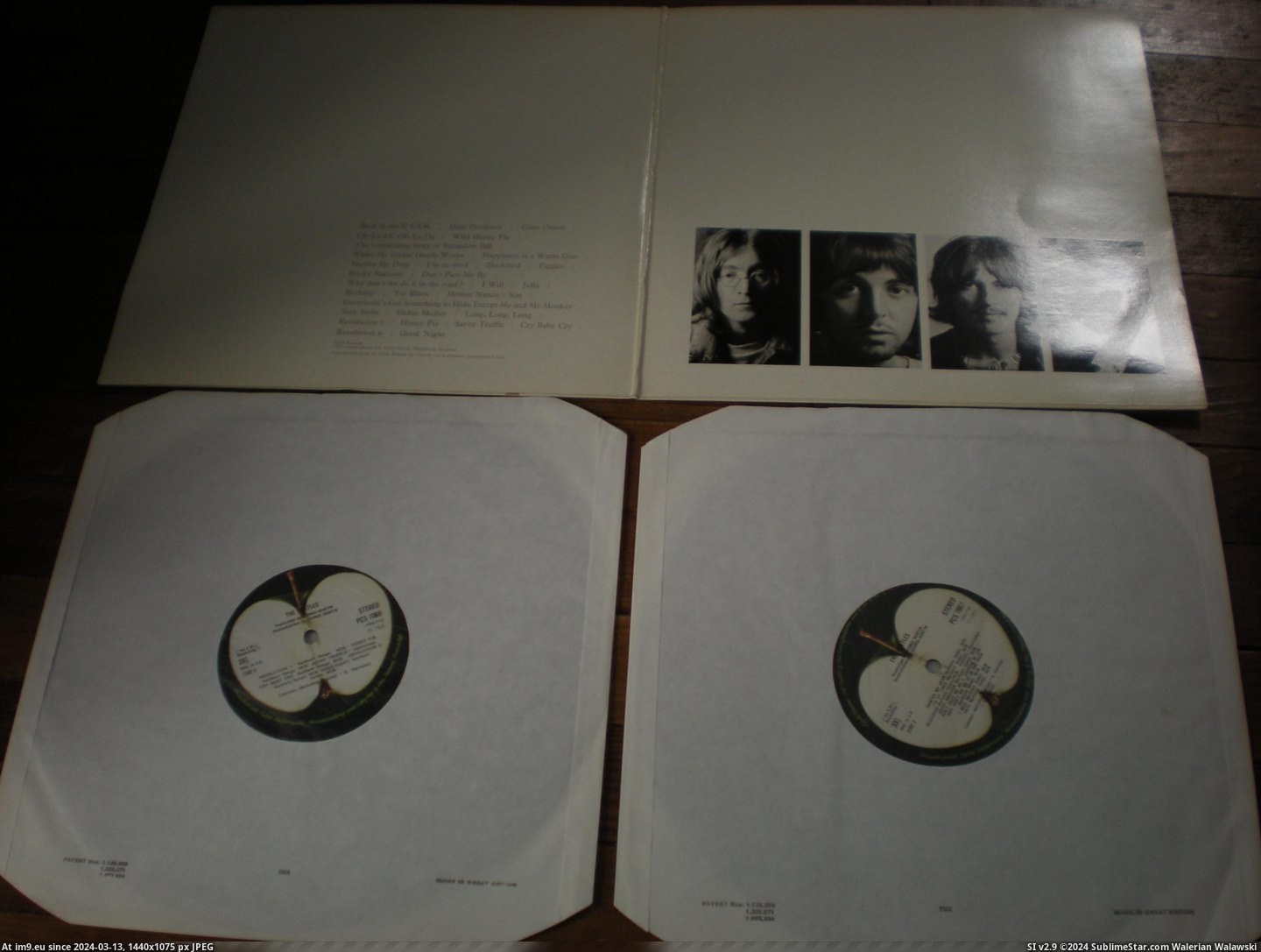 #Album #Nmint #White NMint White Album 1973 8 Pic. (Image of album new 1))