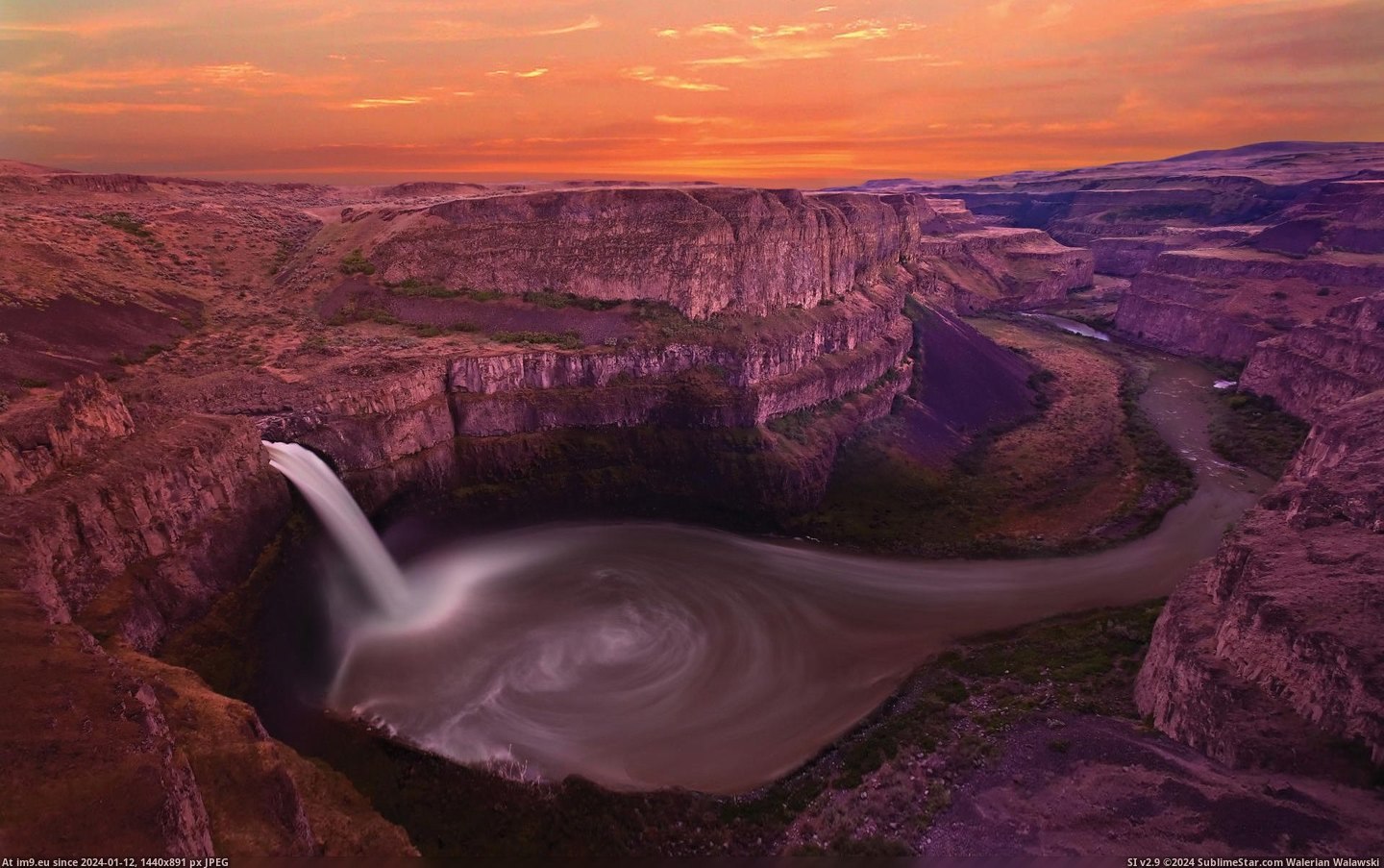 Palouse Falls Washington Usa Wide (HD wallpaper) (in Amazing HD Wallpapers)