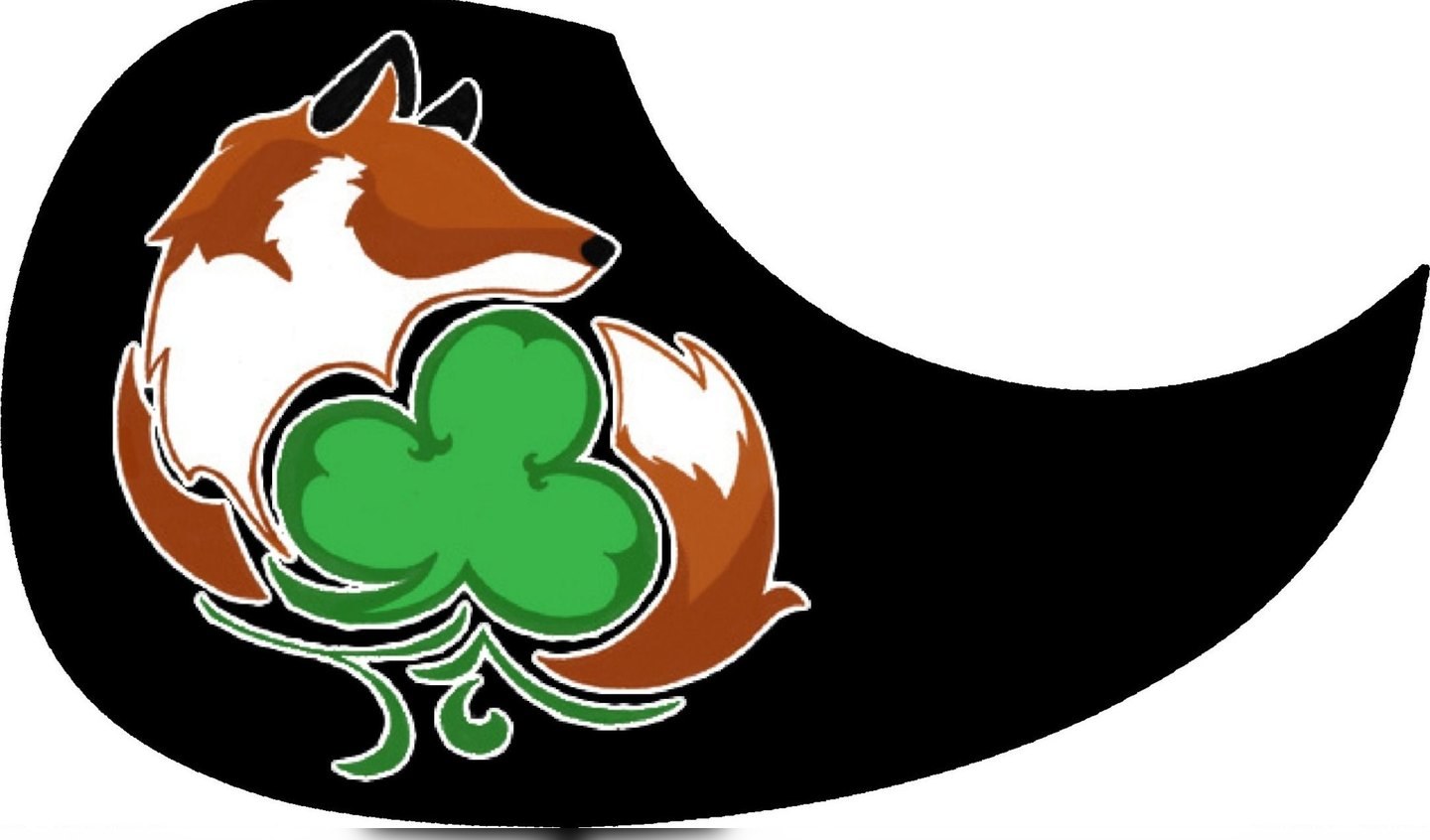 #Fox #Guard #Celtic #Pick Pick Guard - Celtic Fox Pic. (Image of album Custom Pickguard Art))