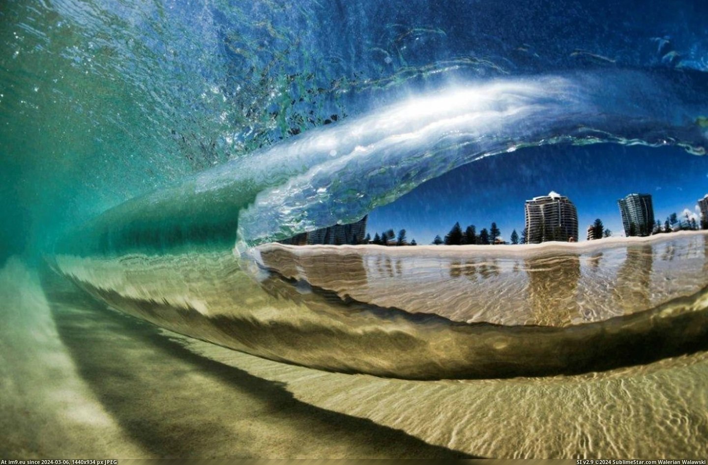  #Wave  [Pics] A view from under the wave. Pic. (Obraz z album My r/PICS favs))