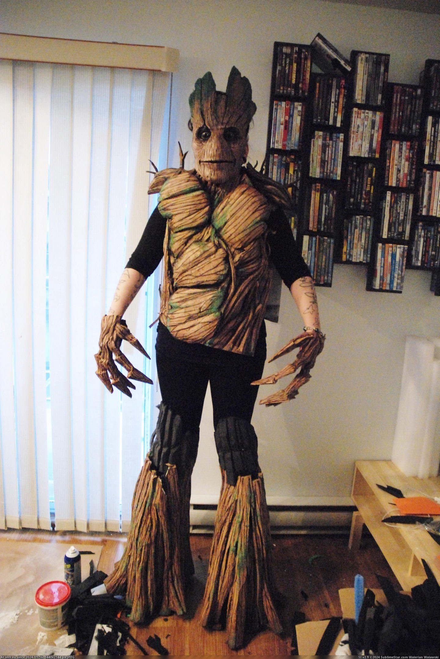 #Photos #Share #Break #Overwhelmed #Groot #Feeling #Costume #Progress [Pics] Feeling overwhelmed by my Groot costume, taking a break to share some progress photos. 6 Pic. (Obraz z album My r/PICS favs))