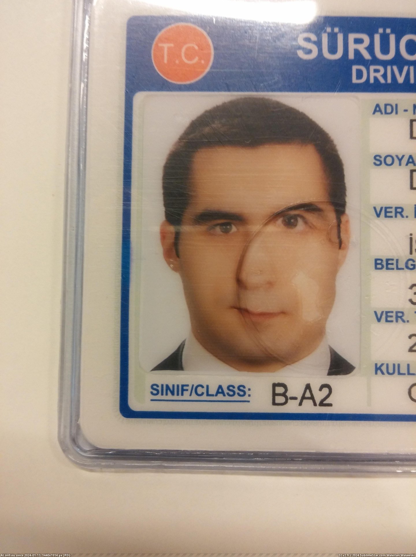 #Cold #Driving #Stamped #Quasimido #Renew #Idiot #License [Pics] Had to renew my driving license; thanks to the idiot that cold stamped my new license, I'm now Quasimido... Pic. (Image of album My r/PICS favs))